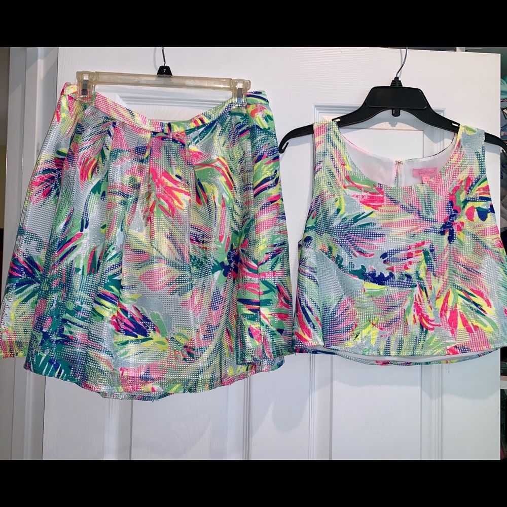 Lilly Pulitzer 2 piece set. Hilah style
